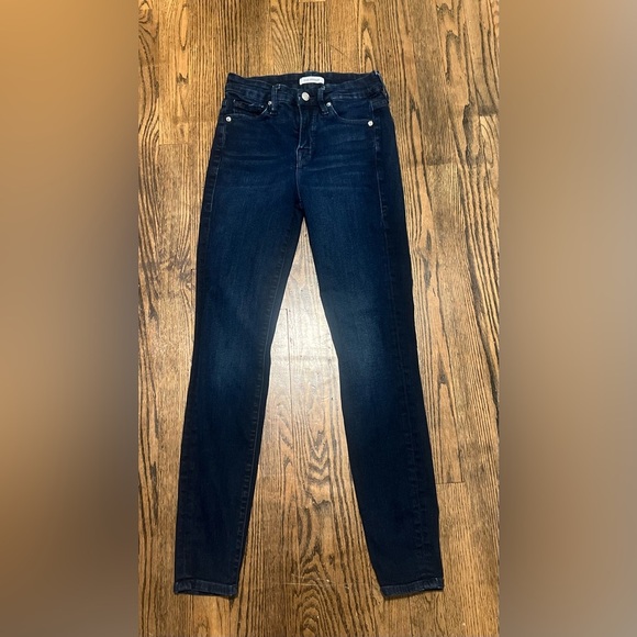 Good American Denim - Good American Dark Indigo Skinny Jeans